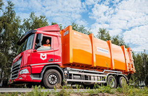 STARTENDE CHAUFFEUR AFVAL-VERWERKING